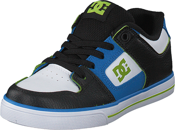 dc shoes blue and black