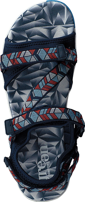 Green Comfort - Corsica Blue/Red