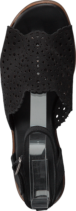Pieces - Psniall Nubuck Sandal Black