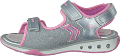 Jr Sandal Jocker Silver/pink - Bild 10