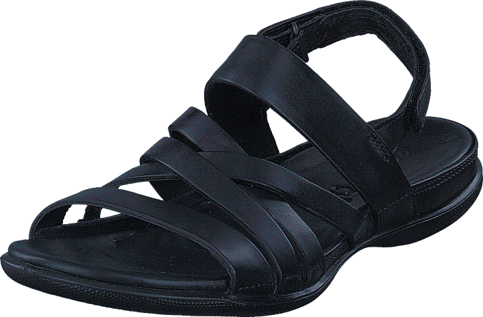 ecco flash black sandal