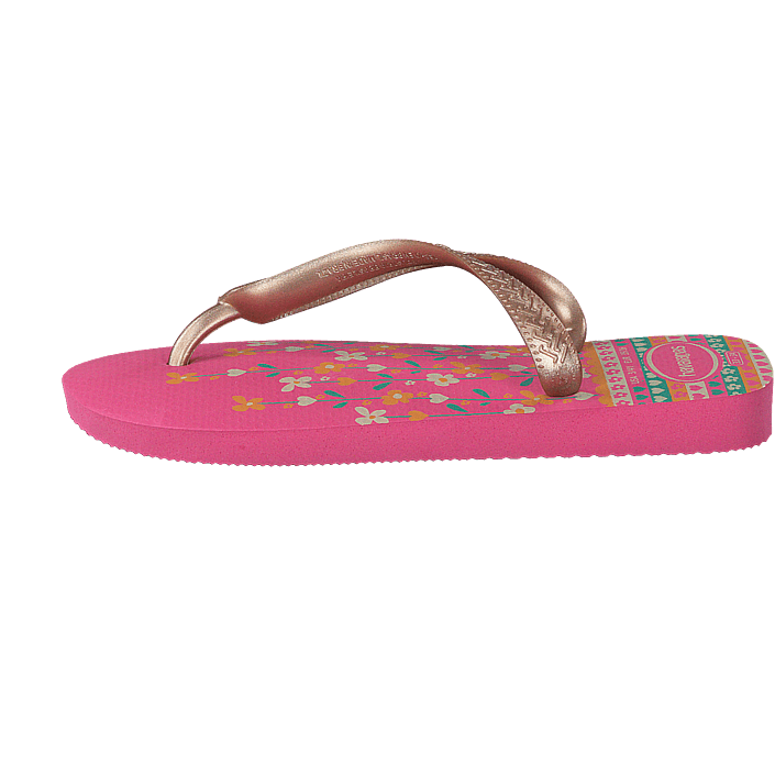 Kjøp Havaianas Kids Flores Shocking Pinkrose Gold sko Kjøp Havaianas Slim Logo Metallic Rose Nuderose Gold 3655