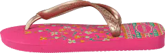 Havaianas - Kids Flores Shocking Pink/rose Gold