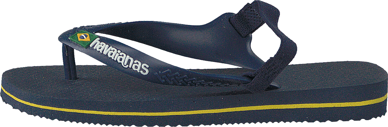 Baby Brasil Logo Ii Navy Blue/citrus Yellow