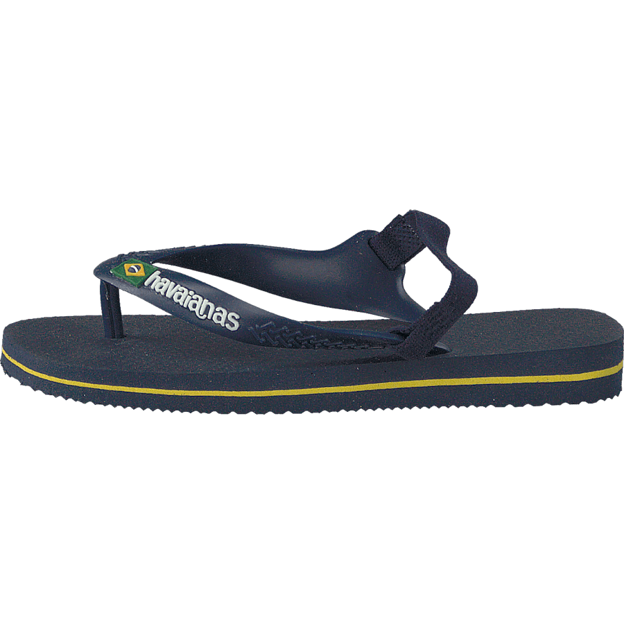 Baby Brasil Logo Ii Navy Blue/citrus Yellow