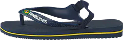 Havaianas - Baby Brasil Logo Ii Navy Blue/citrus Yellow