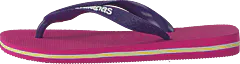 Havaianas - Kids Brasil Logo Raspberry Rose/new Purple