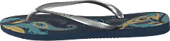 Havaianas - Slim Organic Navy/silver