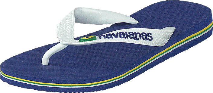 Havaianas - Kids Brasil Logo Marine Blue