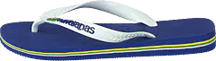 Havaianas - Kids Brasil Logo Marine Blue