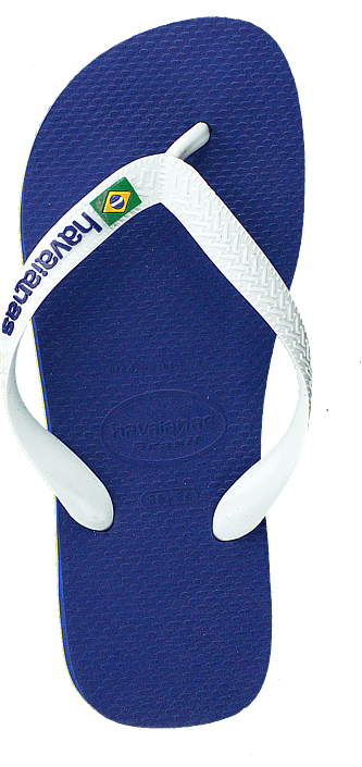 Havaianas - Kids Brasil Logo Marine Blue