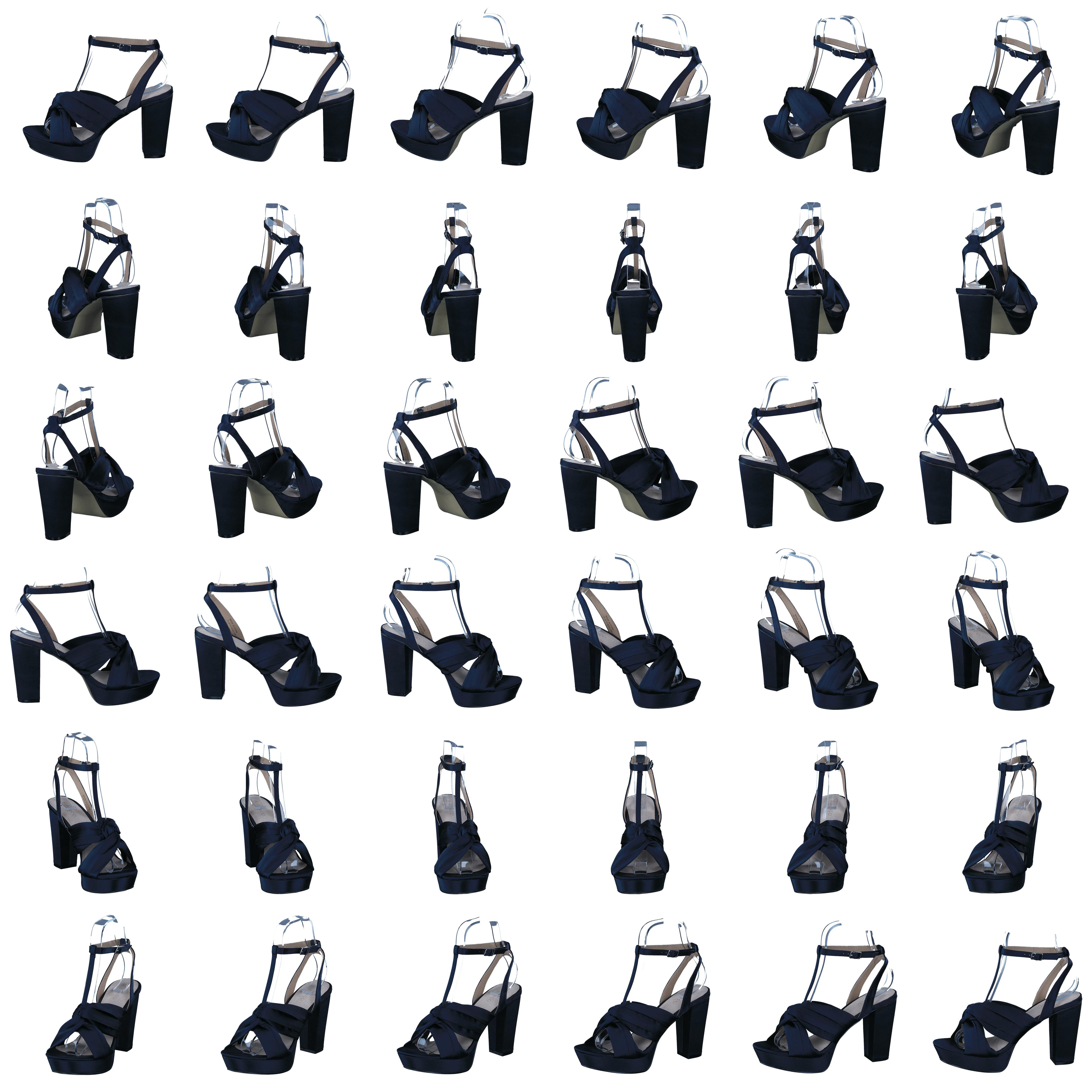 Satin Strap Sandal Navy Blue - Bild 8