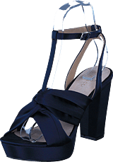 Satin Strap Sandal Navy Blue - Bild 9