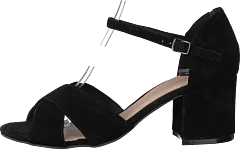Bianco - Front Cross Sandal Black