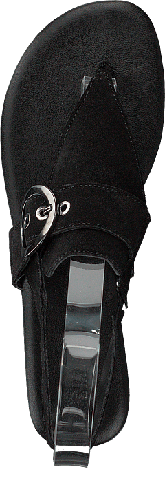 Bianco - Round Buckle Sandal Black