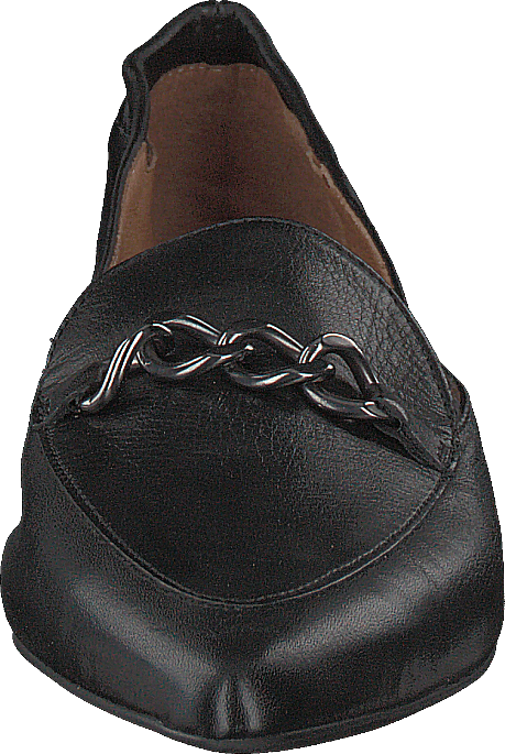 Dress Chain Loafer Black