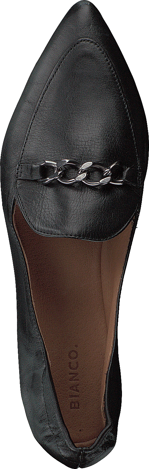 Dress Chain Loafer Black