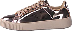 Bianco - Laced Up Sneaker Bronze