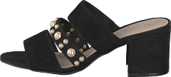 Bianco - Pearl Strap Sandal Black