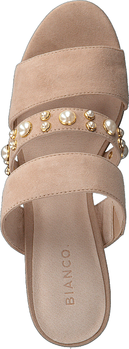 Bianco - Pearl Strap Sandal Powder
