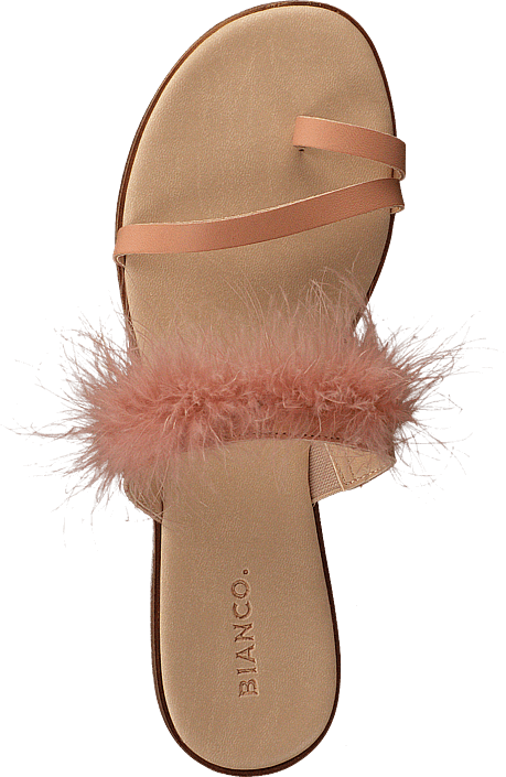 Bianco - Feather Slip In Sandal Powder