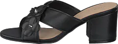 Bianco - Flower Cross Sandal Black