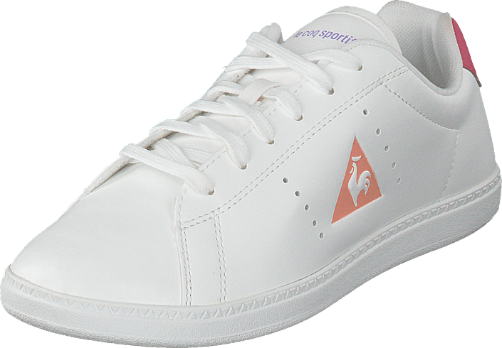 Le Coq Sportif - Courtone Gs Girl Optical White/rose Red/lavend