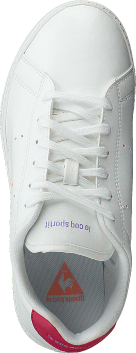 Le Coq Sportif - Courtone Gs Girl Optical White/rose Red/lavend