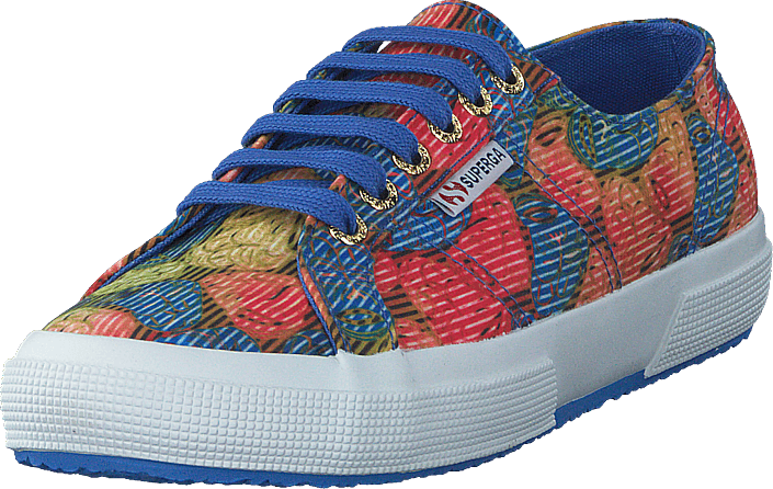 Superga - Fabricfanplw Tribal Brown-blu-red