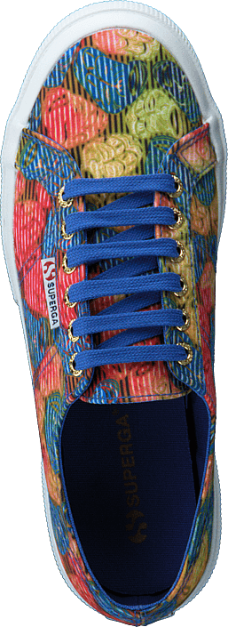 Superga - Fabricfanplw Tribal Brown-blu-red