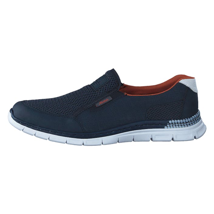 B4870-14 Denim, Male, Shoes, Trainers, slip-on, Blue, UK 6,5