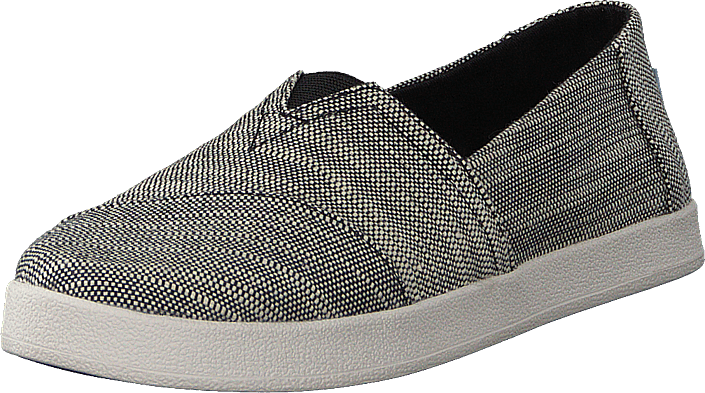Toms - Avalon Black Slubby Cotton
