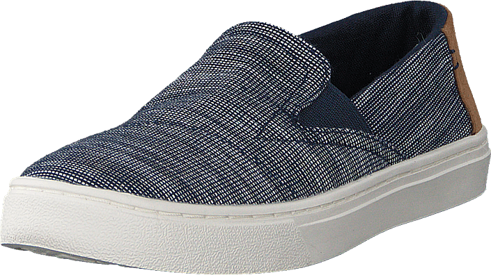 Toms - Luca Youth Navy Striped Chambray