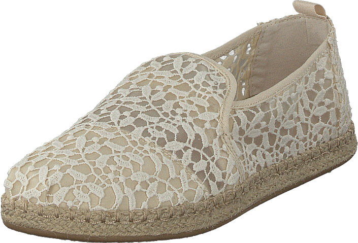 Toms - Deconstructed Alpargata Rope Natural Lace Leaves