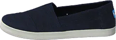 Toms - Avalon Navy Slubby Cotton