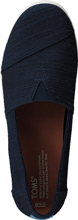 Toms - Avalon Navy Slubby Cotton
