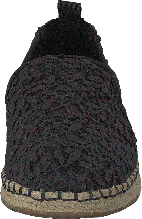 Deconstructed Alpargata Rope Black Lace Leaves - Bild 4