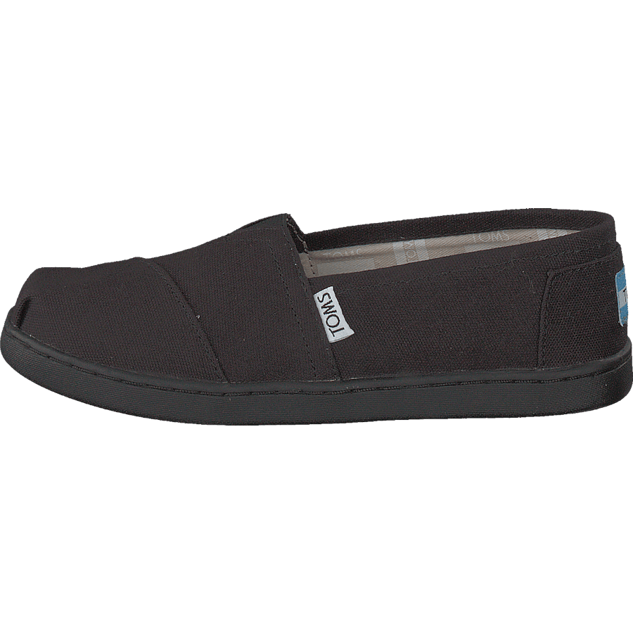 Alpargata Youth Black Canvas