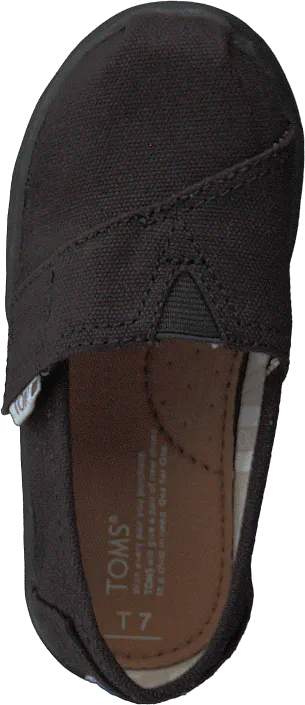 Toms - Alpargata Tiny Black Canvas