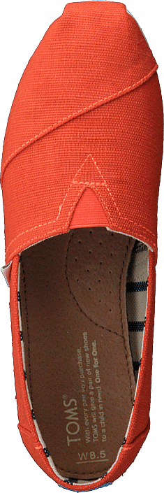 Toms - Alpargata Tangerine Heritage Canvas