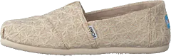 Toms - Alpargata Youth Natural Daisy Metallic