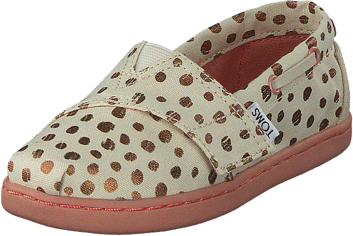 Toms Bimini Tiny Rose Gold Dots Shoes 
