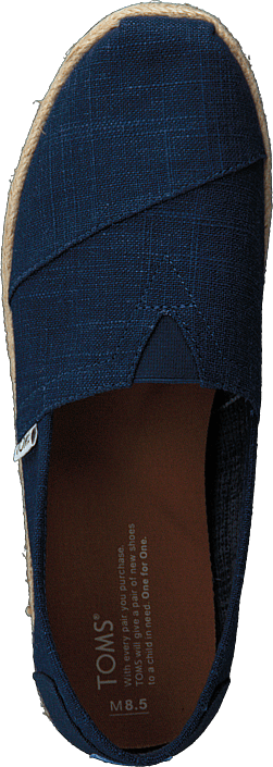 Toms - Alpargata Navy Linen/rope