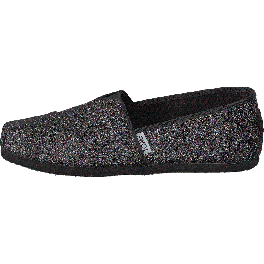 Alpargata Youth Black Iridescent Glimmer