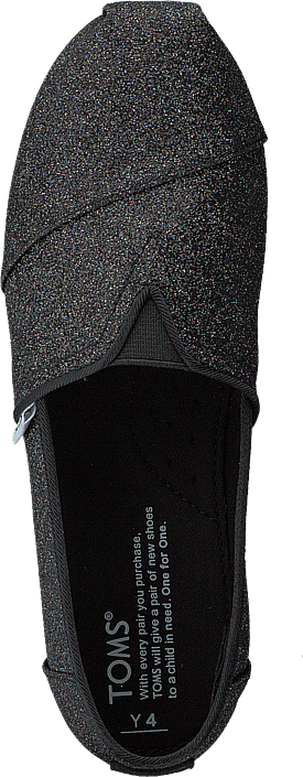 Toms - Alpargata Youth Black Iridescent Glimmer