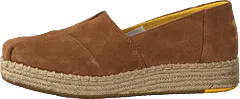 Toms - Platform Alpargata Toffee Suede