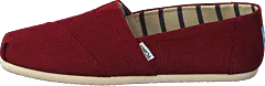 Toms - Alpargata Black Cherry Heritage Canvas
