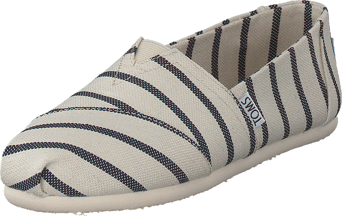 Alpargata White/navy  Riviera Stripe