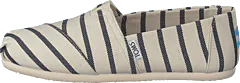 Toms - Alpargata White/navy Riviera Stripe