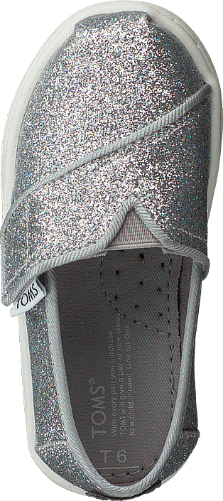 Toms - Alpargata Tiny Silver Iridescent Glimmer